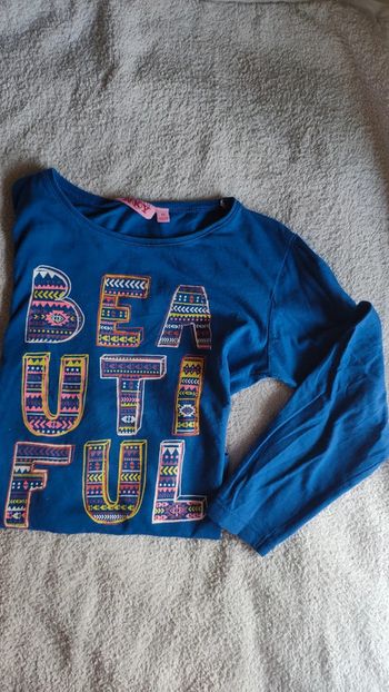 T-shirt chat longue nky 8 ans