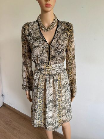 Robe imprimée à manches longues Morgan taille 40 jamais portée