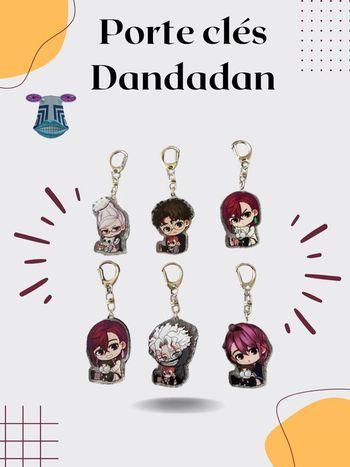 Porte clés Dandadan Momo Okarun Aira Seiko