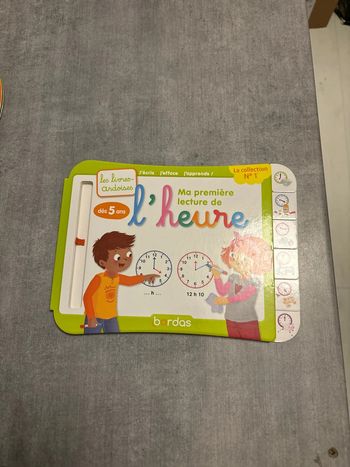 Livre ardoise, ma première lecture de l’heure