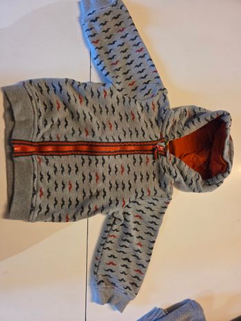 Gilet zippé 18 mois