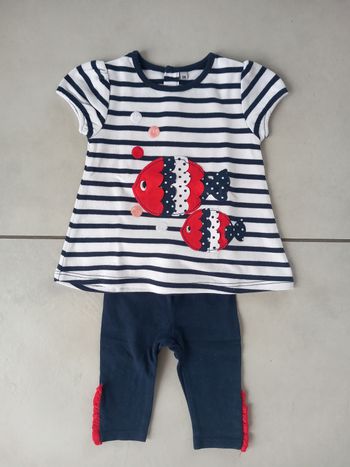 Tenue été fille 6 mois