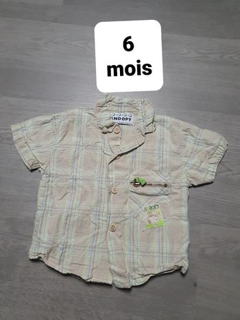 Chemise 6mois garçon