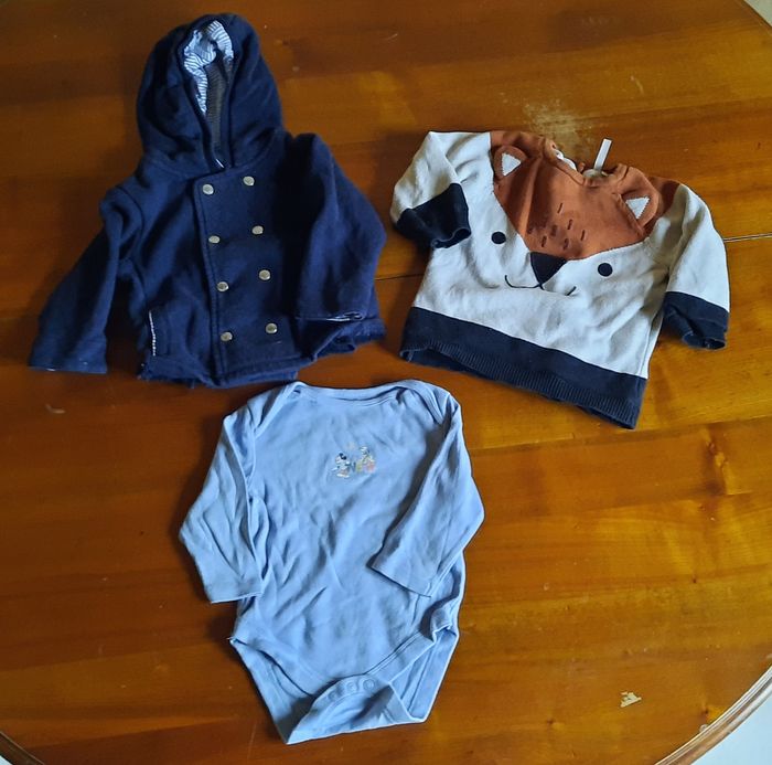 Lot de 8 vêtements garçon 6 mois hiver-lot 3 - photo numéro 2