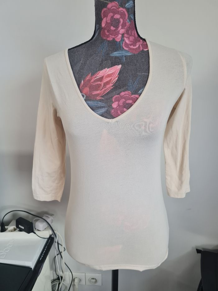 Haut kookai écru - photo numéro 1