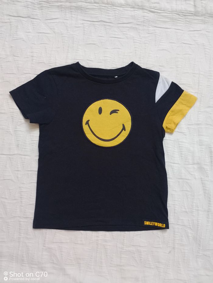 Smiley World t shirt manches courtes 4 ans