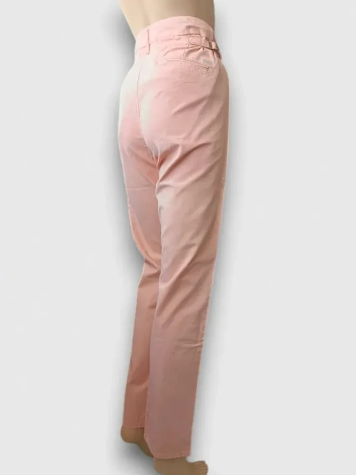 Pants Scotch & Soda coupe droite ,taille haute , lin et coton - photo numéro 2