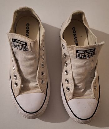 Baskets plateforme blanches Converse