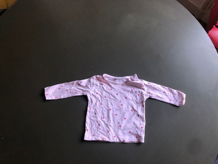 T-shirt rose fille 9 mois