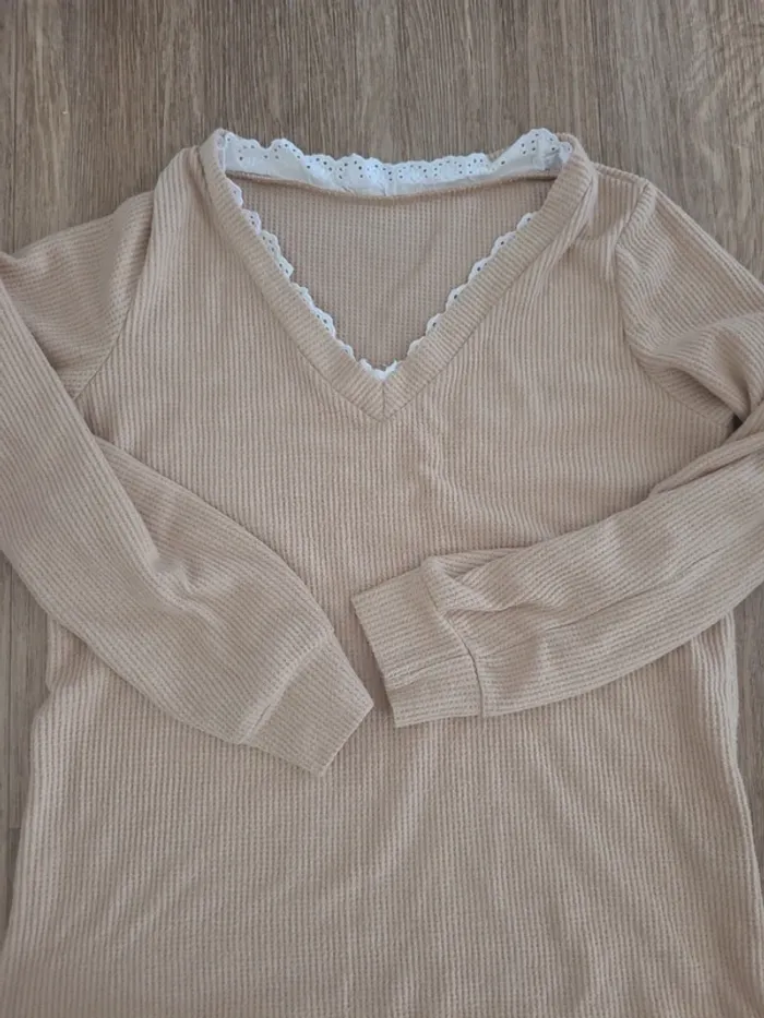 Pull leger manches longues