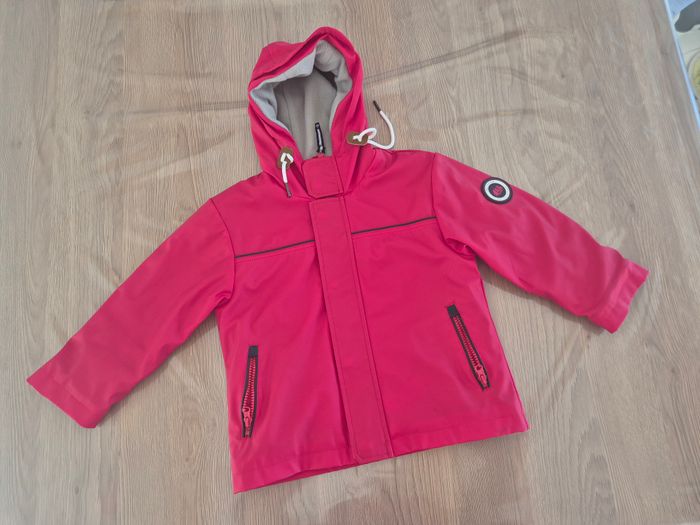Imperméable / veste pluie HUBLOT 4 ans rouge – Comme neuf 🌟