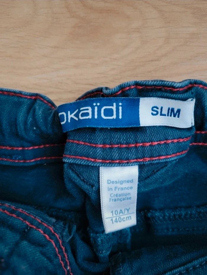 Jean slim Okaïdi 10 ans - photo numéro 3