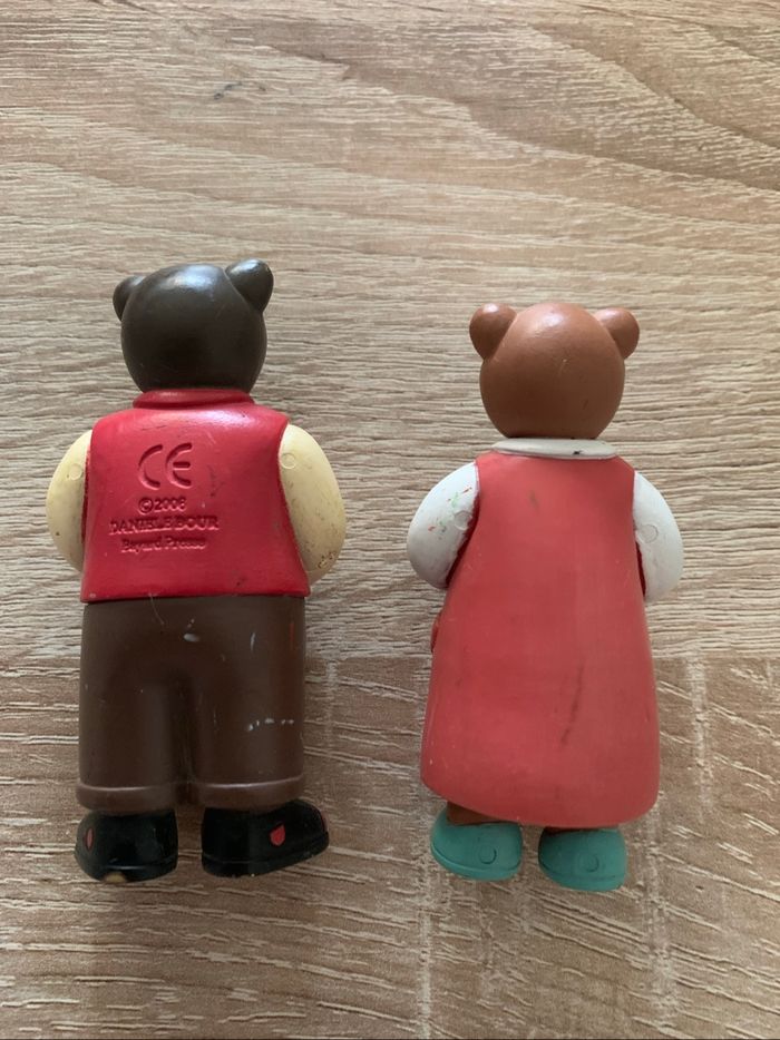 7 figurines petit ours brun  à l’école - photo numéro 3