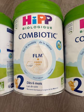Lot 3 lait Hipp bio combiotic