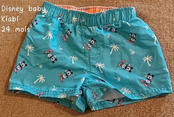 Short de bain Mickey Disney baby de Kiabi 24 mois