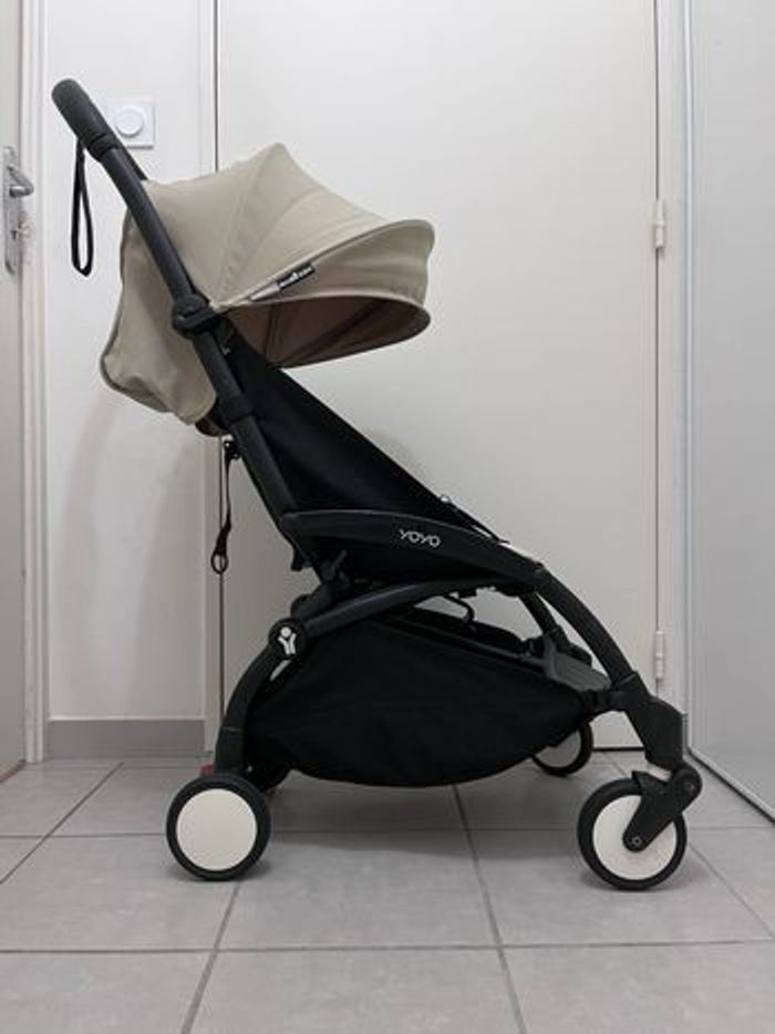 Poussette YOYO avec nacelle et pack 6+ taupe - photo numéro 2