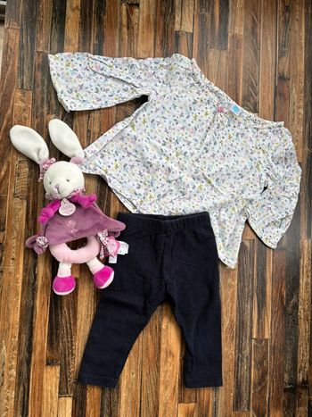 Ensemble tunique + legging 9 mois