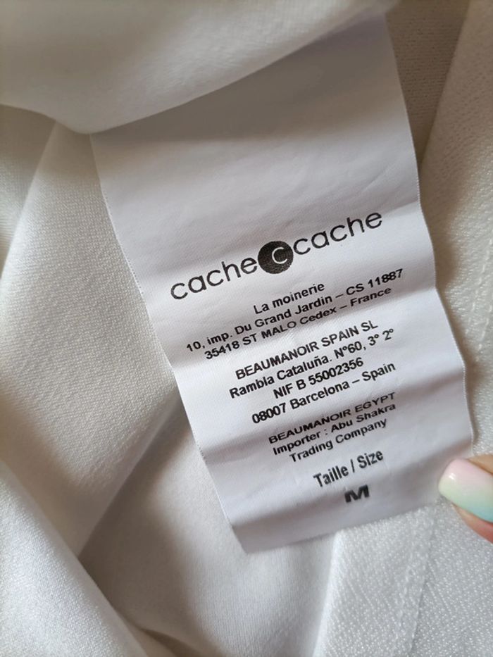Débardeur/ top sans manches à col Cache Cache T. M - photo numéro 4