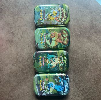 Lot pokemon evolutions prismatiques mini tins (x4) ev8.5