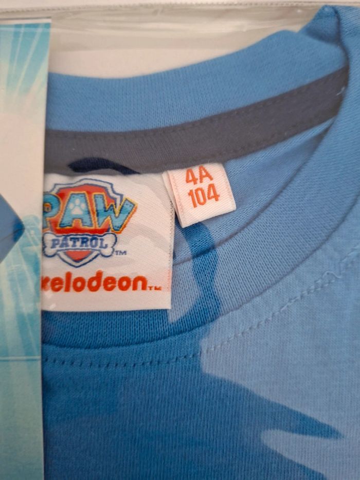 Tee-shirt pat patrouille neuf sous blister taille 4 ans - photo numéro 4