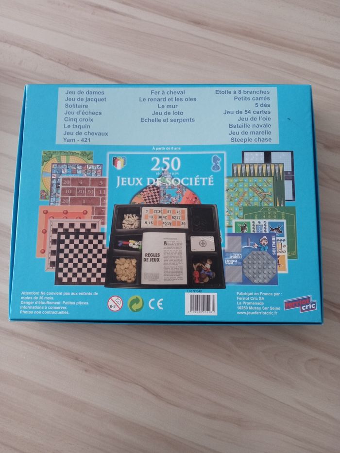 Coffret 250 jeux de société - photo numéro 2