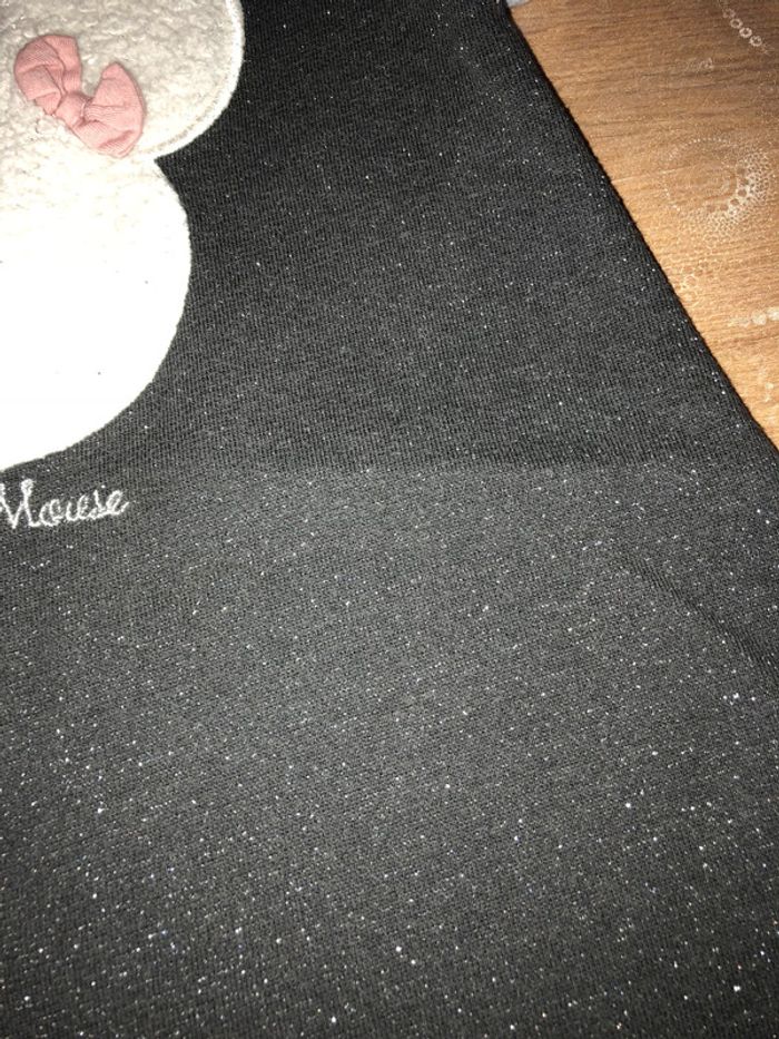 Robe Minnie grise pailletée. Disney. Taille 18 mois - photo numéro 3