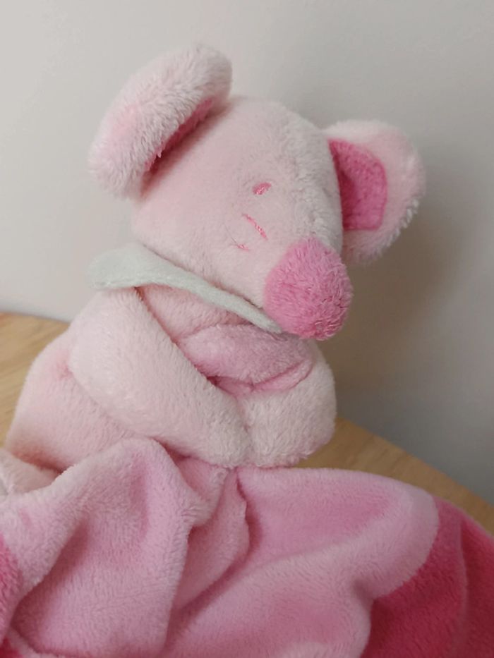 Doudou souris rose baby nat - photo numéro 2