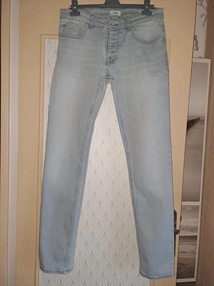 Pantalon droit Jules 40 homme bleu clair W30 L34 tbe