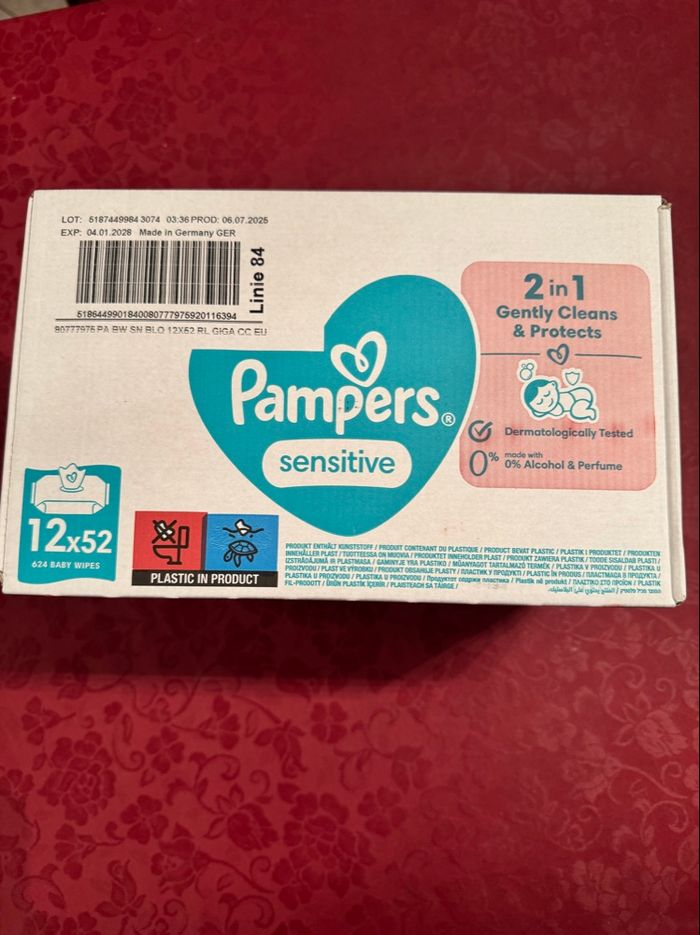 Lingettes Pampers Sensitive - photo numéro 3