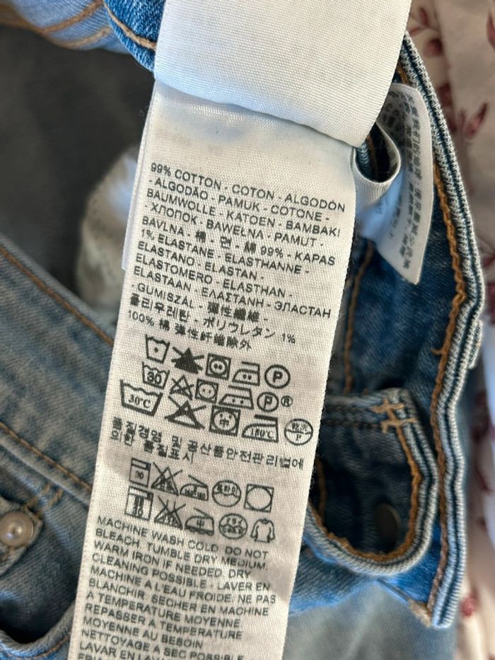 Jean Levi’s Levis - demi curve slim leg - bleu w27l32 taille 36 - photo numéro 6