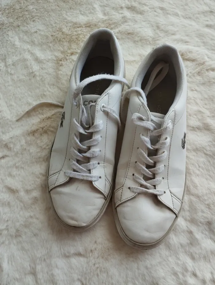 Basket blanche Lacoste - photo numéro 3