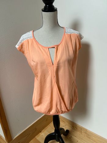Blouse manches courtes cache cœur Naf Naf - taille 38/M