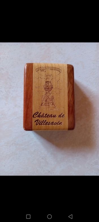 Boîte en bois Château de Villesavin