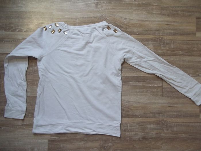 Sweat léger blanc pierreries Bilook 10 ans (Kiabi1) - photo numéro 5