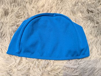 Bonnet de bain bleu 5 ans