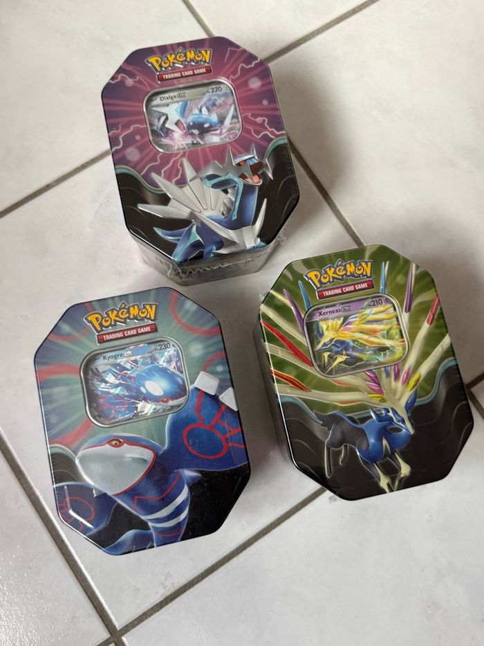 Pokémon Pokébox Légendes Azur Kyogre Dialga Xerneas EX FR - photo numéro 2