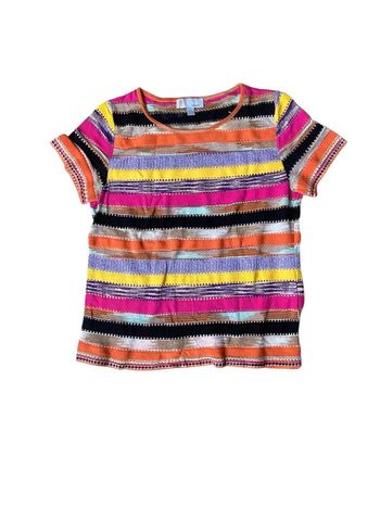 T-shirt à rayures multicolores M Missoni 48 IT (44 FR)