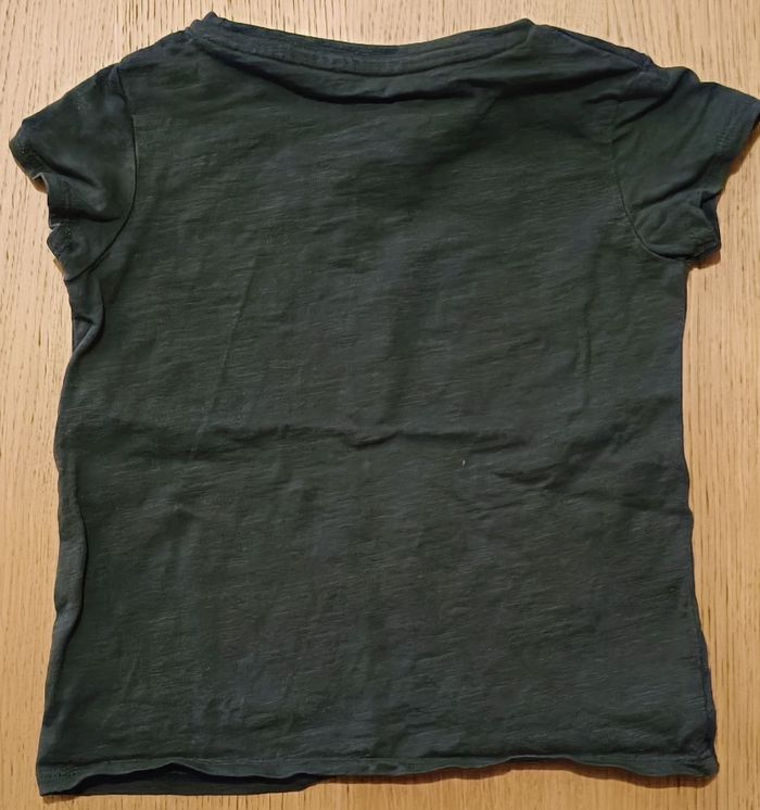 T-shirt vert rayures irisées Vertbaudet 3 ans fille - photo numéro 4