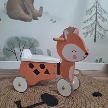 Cerf porteur à roulette Vertbaudet