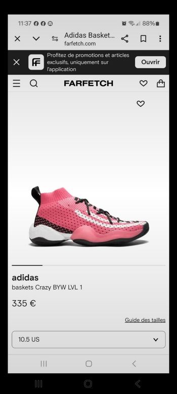 Basket Adidas colector Crazy BYW LVL 1