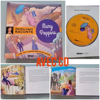 Livre avec CD, Marlène Jobert Raconte  Mary Poppins 🌂 27