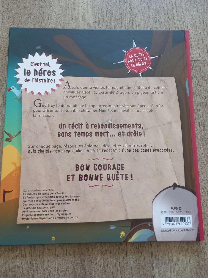 Dangereuse mission pour le chevalier cour de dragon Livre jeu - photo numéro 2