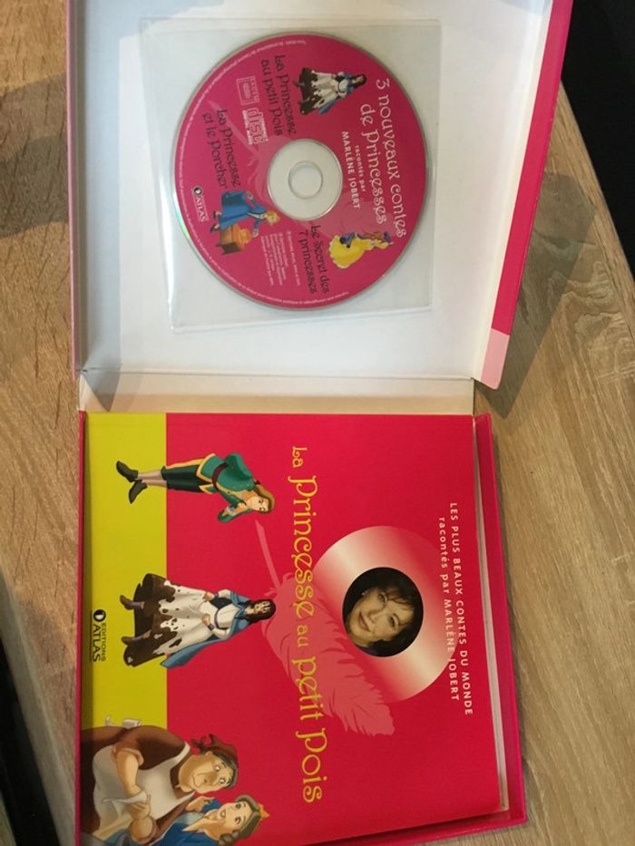 Coffret 3 livres + CD Contes de princesses Marlene Jobert - photo numéro 3