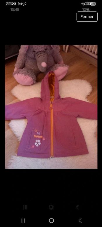 Très jolie veste 12 mois pop flower