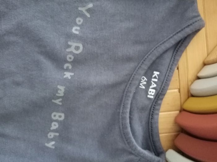 Lot de 2 Tee-shirt manches courtes 6mois garçon - photo numéro 2