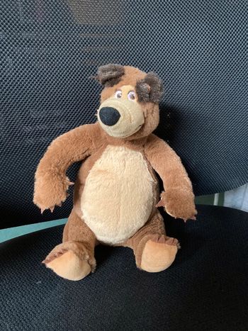 Peluche Michka de Masha et Michka