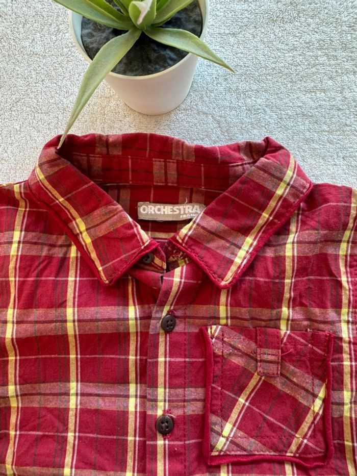 Chemise manches longues à carreaux - photo numéro 5