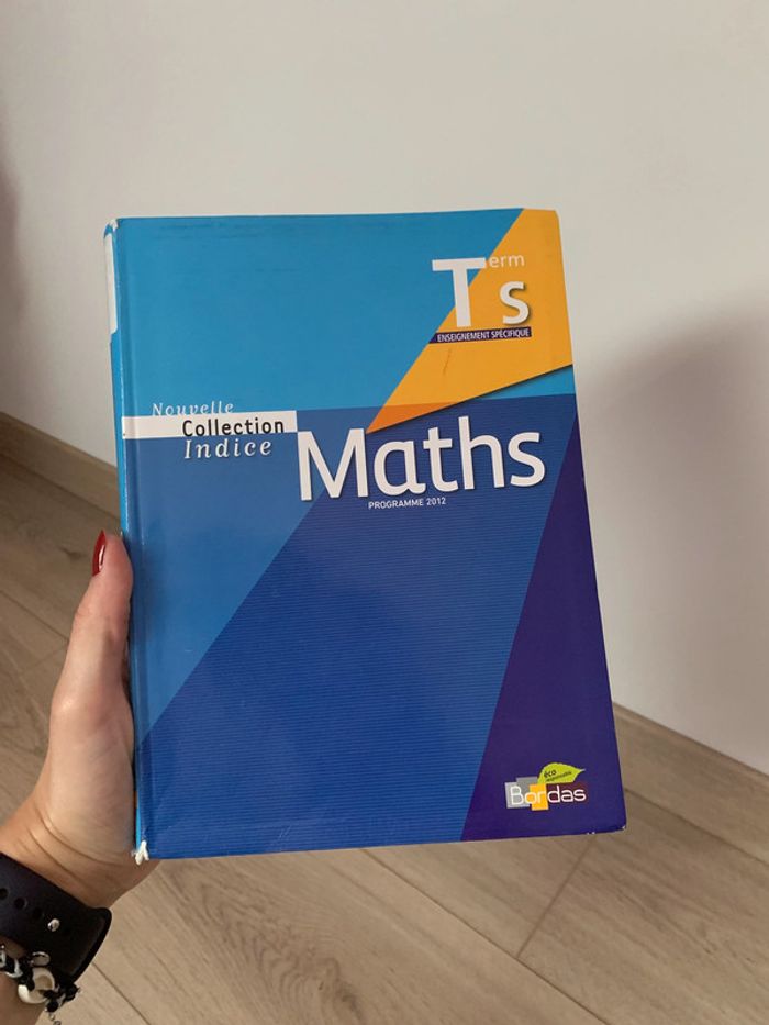 Manuel Mathématiques • Terminale