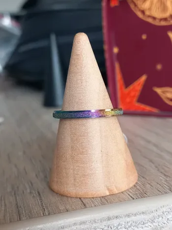 Bague arc en ciel taille 48