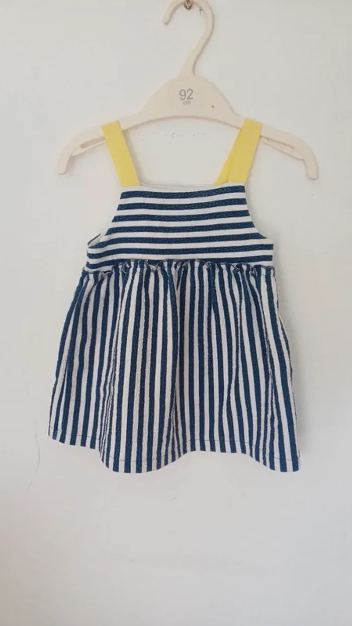 Robe bébé rayé Zara 9/12 mois